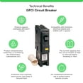 thumbnail image 5 of Carré D - HOM115GFICP 15a Homeline 1pole Gfc Breaker, 5 of 5