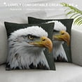 thumbnail image 3 of Orinice Bald Eagle Graphic Decorative Throw Pillow Cover for Home, Couch, Living Room, Bed Sofa - Soft and Durable, 1PC 24x24in, 3 of 5