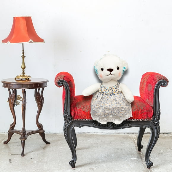Peluche en Forma de Osita Sentada con Vestido