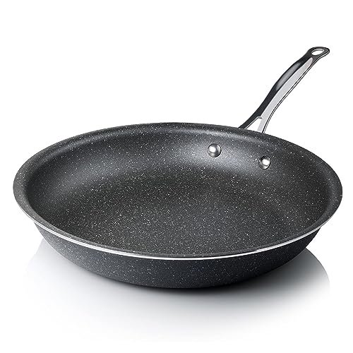 Granitestone Black Speckled 11 Inch Nonstick Fry Pan Skillet Oven and Stovetop Safe Dishwasher Safe Cookware