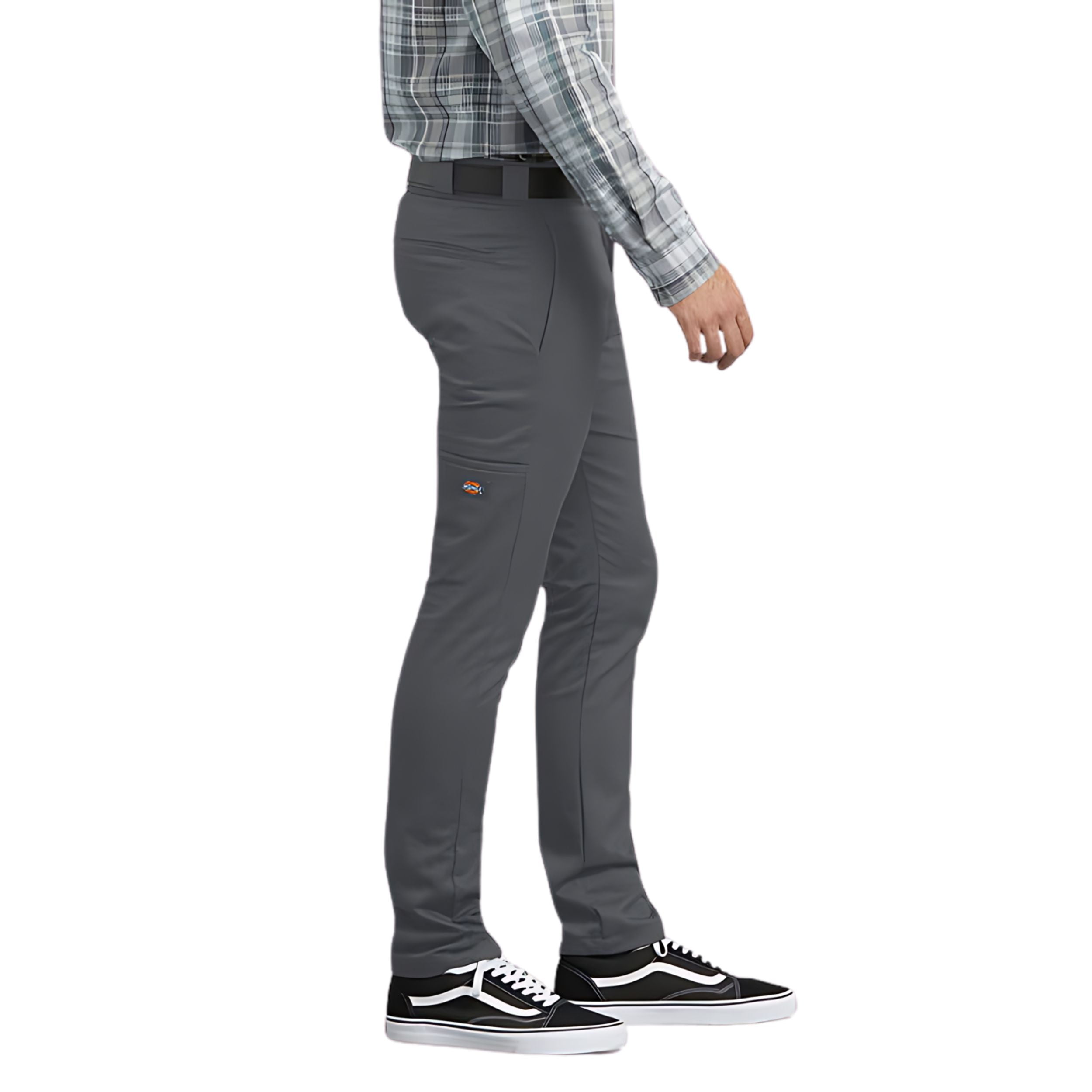 Dickies Men's Skinny Fit Work Pants, Charcoal, 30x30 Dickies Men's Skinny Fit Work Pants, Charcoal, 30x30