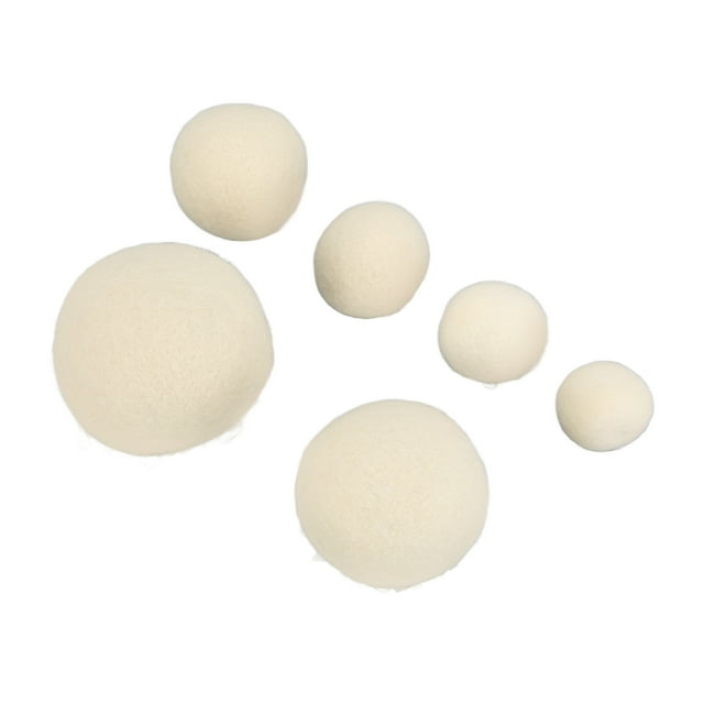 Bolas de secado de lana BuyWeek 6 piezas