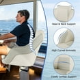 thumbnail image 4 of Gymax Captain Bucket Seat Pontoon Boat Seat w/ Waterproof PVC Leather 17'' High Back, 4 of 9