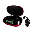 thumbnail image 1 of Bearachild 1 par de auriculares inalámbricos compatibles con Bluetooth IPX6 Auriculares recargables impermeables Control de voz Auriculares Cables de audio/vídeo Rojo, 1 of 6