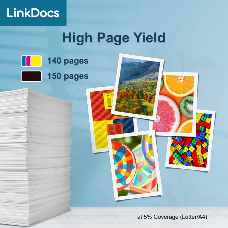 LinkDocs Ink Cartridge Replacement for Epson XP-4200 XP-4205 WF