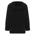thumbnail image 5 of Plus&nbsp;Size&nbsp;Sweaters&nbsp;for&nbsp;Women Cardigan Sweaters for Women with Hood Pockets Button Down Knitted Plus Size Sweater Open Front Fall Cardigan Coat, 5 of 5