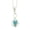 Larimar, variant on Solid 925 Sterling Silver Necklace For Women, Genuine Oval Labradorite Cabochon Gemstone Amazing Handcrafted Necklace For Her