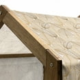thumbnail image 5 of Earth Tones Pet House, Autumn Leaves Harvest Seasonal Faded Deciduous Trees Fall Pattern, Outdoor & Indoor Portable Dog Kennel with Pillow and Cover, 5 Sizes, Brown Pale Brown Beige, by Ambesonne, 5 of 5