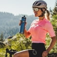 thumbnail image 7 of BOTTLE BOTTLE Insulated Water Bottle 24 oz with Handle and Flip Tops Lids Stainless Steel Water Bottle Push Button Lid Leak proof Portable for Running Travel Sports Hiking blue, 7 of 7