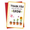 thumbnail image 1 of Tarjetas de agradecimiento al profesor WALENGIF con sobres, 1 of 7