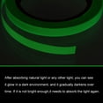 thumbnail image 3 of Uxcell 0.4 inch x 32.8 ft Glow in the Dark Tape Green for Night Decorations, 2 Pack, 3 of 5