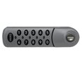thumbnail image 1 of LockeyUSA EC780sl Digital Combination Electronic Cabinet & Locker Lock, Silver - Left Handed, 1 of 1