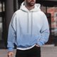 thumbnail image 1 of Sudadera con capucha para hombre, estilo casual, con cuello redondo, estampado, manga larga, blusa de poliéster, 1 of 6