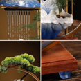 thumbnail image 4 of Indoor Water Fountain with Mist, 14" Tall Zen Indoor Waterfall Fountain with Round LED Light, Mist Maker and Incense Holder, Zen Meditation Decoration for Home Office, 4 of 7