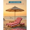 thumbnail image 5 of Casa Platino 100% Cotton Beach Towel - 2 Pack Cabana Stripe Large Beach Towel, Soft & Quick Dry Pool Towels, Beach Essentials For Women, Quick Dry Towel - Red, 5 of 9