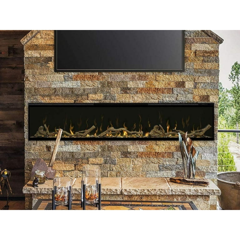 Dimplex Ignite XL 74-In Electric Fireplace w/ Driftwood Log