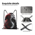 thumbnail image 4 of Sikiie Cool Black And White Dragon Drawstring Backpack Drawstring Bags, Draw String Back Bag for Sports, Gym, Travel, Swimming, Beach-Small, 4 of 6