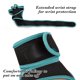 thumbnail image 4 of Guantes de entrenamiento de medio dedo para hombre y mujer | Guantes de gimnasio para levantamiento de pesas con agarre de silicona antideslizante | Guantes de fitness de malla transpirable con sopo, 4 of 5