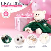 Quince Años Quinceañera Last Doll Teddy Bear in Royal Blue Dress - Centerpiece & Decoration