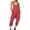 Women casual Hot Pink jumpsuits, variant on safuny Women's Cotton Jumpsuit Overalls Baggy Pocket Pants Romper Solid Color Button Relaxed Sleeveless Scoop Neck Trousers Casual Comfy Trendy Teen Girls Black S