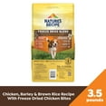 thumbnail image 3 of Nature’s Recipe Freeze Dried Chicken, Barley & Brown Rice Dog Food 3.5 lb Bag, 3 of 12