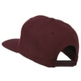 thumbnail image 3 of Peace on Earth Embroidered Snapback Cap - Maroon OSFM, 3 of 5