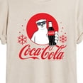 thumbnail image 3 of Coca-Cola - Polar Bear Circle - Women's Oversized Graphic T-Shirt, 3 of 5