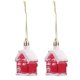 thumbnail image 5 of Simple Design House Pendant For Christmas Celebration Office Decoration 2Pcs, 5 of 5