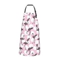 thumbnail image 2 of Picia Pineapple Flamingo Waterproof Apron for Unisex Adult - Adjustable Bib Apron with Pockets, Ideal for Cooking, Gardening, Painting, and Household Chores, 2 of 9