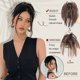 thumbnail image 3 of Extensiones de moño de pelo sintético liso y desordenado, banda elástica, moño de pelo esponjoso, coletero, postizo para mujer, 3 of 6