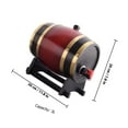 thumbnail image 2 of OUNONA 12Pack Wooden Barrel Decorative Barrels With Plastic For Home And Bar Use, 2 of 8