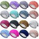 thumbnail image 1 of wonima11 16 Pcs Satin Lined Sleep Cap African Silk Bonnet Beanie Double Layer Style Silk Hair Wrap Cover for Women (Fresh Style), 1 of 1