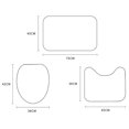 thumbnail image 2 of 4 Pcs Halloween Shower Curtain Hocus Pocus And 30 X 18" Rugs Cartoon Star Bathroom Accessory Sets Decor With Bath Mat, U-shaped Contour, Toilet Lid Co, 2 of 4