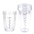 thumbnail image 3 of Replacement Parts Extractor Blade with 18Oz 24Oz Cup and Spout Lid for 1200W Ninja Auto-IQ Blender,7 Fins Gear Parts, 3 of 9