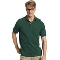 thumbnail image 2 of Hanes Men's Cotton-Blend EcoSmart Jersey Polo with Pocket - Style# 504, 2 of 3