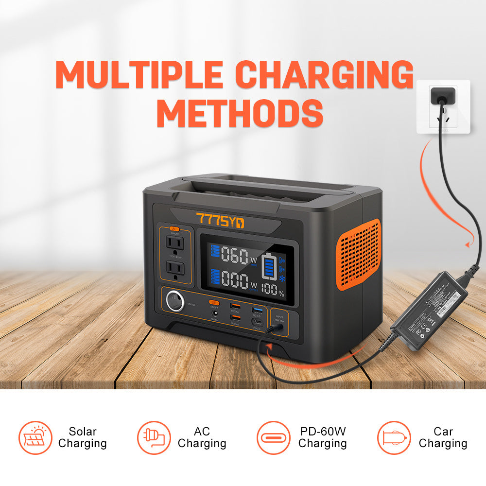 300W Portable Power Station, 38 Phone Recharges, 416Wh Large Capacity Battery Su