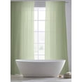 thumbnail image 5 of Sage Green Ombre Sheer Curtains 96 Inch Length 2 Panels Set for Living Room/Bedroom, Modern Gradient Abstract Art Semi Curtain Sheers Drapes Rod Pocket Curtains Window Treatment Set 52''x96''x2, 5 of 7