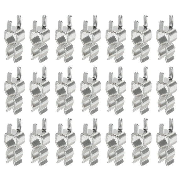 30pcs Fuse Clips for 3.6x10mm Glass Ceramic Tube Holder Clamps,Glass Ceramic Tube Holder Clamps,Silver