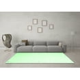 thumbnail image 3 of Ahgly Company Indoor Square Solid Emerald Green Modern Area Rugs, 8' Square, 3 of 4