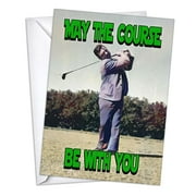 Star Wars Golfer Father's Day Greeting Cards | 1 Pack Single (5x7)