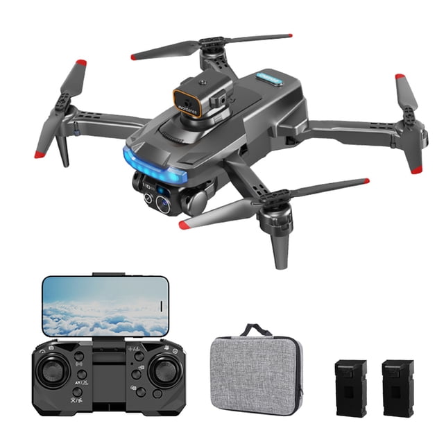 Mini Drone con Control remoto y cámara Dual, cuadricóptero plegable sin cabeza con función para evitar obstáculos, gesto