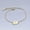 Gold, variant on 201 Stainless Steel Link Bracelet Lobster Elephant Silver Gold Adjustable P255-Silver