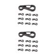 thumbnail image 4 of Greeniant 10 Uds. De llaveros de aleación de Zinc en forma de D, Clips para llavero, hebillas de mosquetón multiusos de aleación de Zinc pequeña, llave Type1 NO1 Greeniant CBP117565, 4 of 5