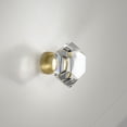 thumbnail image 4 of CKP #G-75 Elegance Collection 1-1/4 in. (32mm) Glass Knob, Clear with Satin Brass Base, 4 of 4