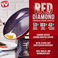 thumbnail image 2 of Blue Diamond Diamond CC002532-001 Poêle Red 12, 2 of 6