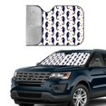 thumbnail image 3 of Kdxio Seahorses and Hearts Print Front Windshield Sun Shade,Folding Auto Sunshade for Car Truck SUV-Medium, 3 of 7