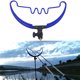 thumbnail image 4 of Soporte de barra de ángulo de acero con asa segura para barco de pesca - Azul Sunnimix Soporte para caña de pescar, 4 of 8