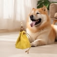 thumbnail image 4 of Bolsa portátil de bocadillos para perros | Bolsa de golosina con cordón de lona para entrenamiento, caminata, senderismo | Contenedor de comida para mascotas manos libres | A prueba de fugas | 7,09, 4 of 6