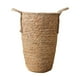 thumbnail image 3 of Cesta de mimbre tejida para plantas, cesta de almacenamiento para macetas, forro de PP para dormitorio. Talla L, 3 of 9