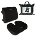 thumbnail image 1 of Cojines de Memory Foam NEUROLUX Lumbar y para Coxis 2 Piezas, 1 of 10